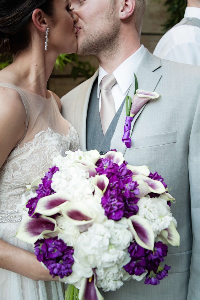 Purple and White Wedding By Dzign Las Vegas 7